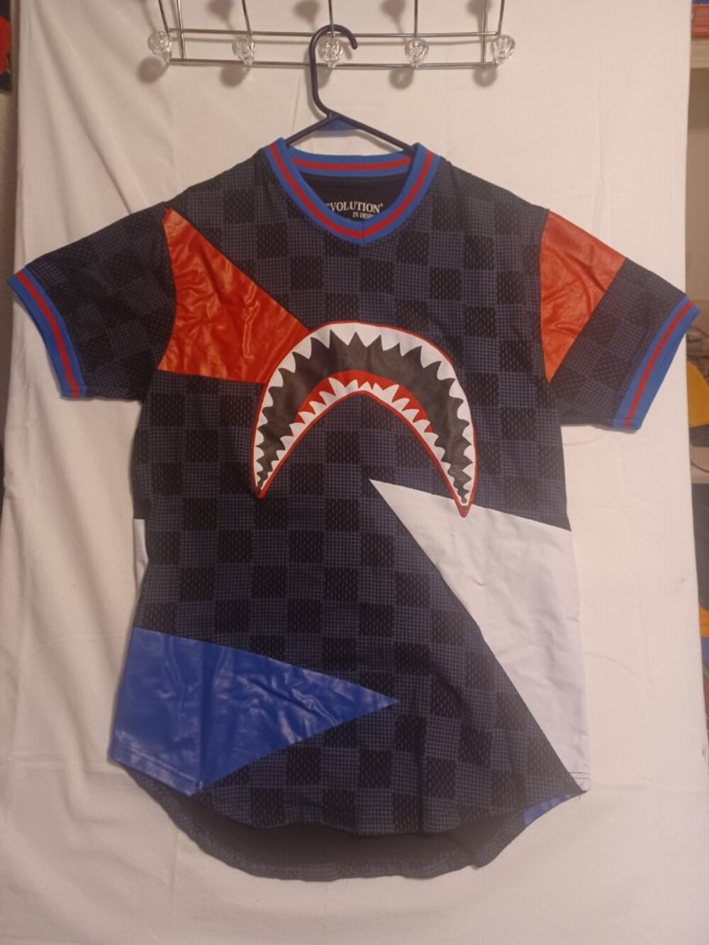 Evolution In Design Unisex Size XL Short Sleeves Pullover Curved Hem Top